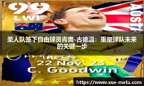 圣人队签下自由球员青奥-古德温：重塑球队未来的关键一步